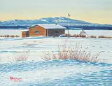 Bern Will Brown, The Chief's Cabin, 1984, acrylic on canvas