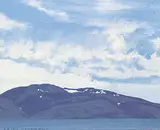 Leyda Campbell, Cloud Study #3, Ellesmere Island N.W.T., acrylic on canvas