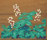 A. J. Casson, Berry Bloom, 1930, colour silkscreen on wood veneer