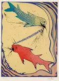 Pisces #184/250 by Salvador Dalí, colour lithograph on paper, sold Sep 2019