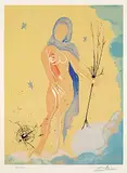 Virgo #184/250 by Salvador Dalí, colour lithograph on paper, sold Sep 2019
