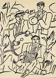 Fernand Léger, Une Musique Violent, 1950, lithograph on paper