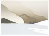 Norman Antonio Onley, Rain Door Pass / Glacier Suite #3/50, colour silkscreen on paper