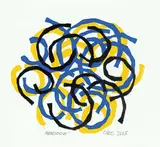 Katie von der Ohe, Monsoon, 2005, colour silkscreen on paper