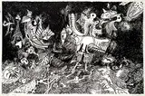 Jack Shadbolt, Bird Into Myth, 1973, lithograph on paper