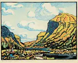 Margaret Shelton, Devil's Gap, Lake Minnewanka #73/200