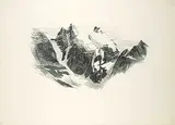 Gordon A. Smith, Mountain #A/P, 1977, lithograph on paper