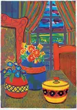 Portamao #39/50 by John Harold Thomas Snow, 1983, colour lithograph on paper, sold Sep 2019