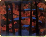 Landscape September #2/14 by John Harold Thomas Snow, colour lithograph on paper, sold Sep 2019