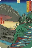 Hiroshigi Utagawa, Untitled - Midnight Valley, colour wood block on paper