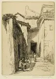 Caroline Armington, Impasse Arabe, Constantine #22/50, 1912, etching on paper