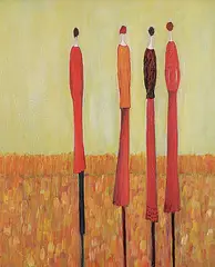 Beverley Binfet, Remember When..., 2008, acrylic on canvas