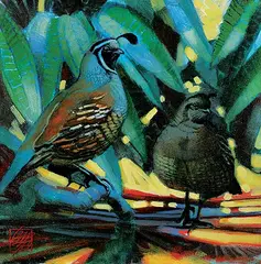 Ken Campbell, Harvest Quail - IV, 2008, acrylic on canvas