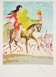 The Messiah [from The Jerusalem Suite] #61/350 by Salvador Dalí, 1980, colour lithograph on paper, sold May 2019