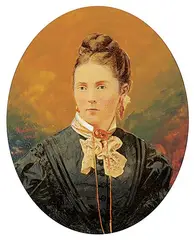 Robert Ford Gagen, Untitled - Portrait of a Woman, hand painted photograph on paper