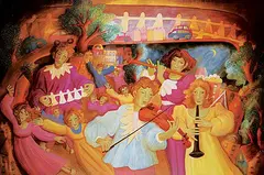 Francine Gravel, Theatre des Reves, 1996, oil on canvas