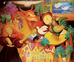 Francine Gravel, A Day Awakens, 2002, oil on canvas