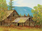 George A. Horvath, Untitled - Farm Buildings