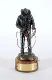 Barbara Jones, In the Hole, 1982, bronze sculpture