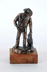 Barbara Jones, Pals, 1986, bronze sculpture