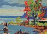 A. H. Lacey, Kushog - Haliburton, oil on wood board