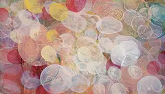 Philippe Raphanel, Study #6, 2000, mixed media on wood panel