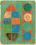 Playing Card #4/26 by John Harold Thomas Snow, colour lithograph on paper, sold May 2019