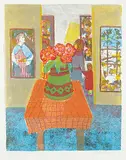 Muttart Art Gallery #12/50 by John Harold Thomas Snow, 1987, colour lithograph on paper, sold May 2019