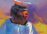 Mike Svob, Untitled - Sailor, acrylic on canvas