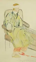Jacques Villon, Untitled - In Recovery, watercolour on paper