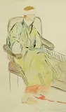 Jacques Villon, Untitled - In Recovery, watercolour on paper