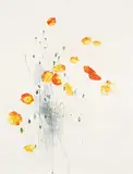 Molly Lamb Bobak, Untitled - Icelandic Poppies