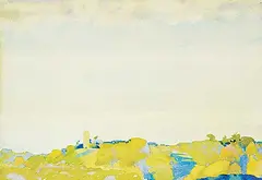 Charles Comfort, At York Mills, 1926, watercolour on paper