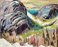 Bruno Cote, Le Cul De L'Ours, 1979, oil on wood board