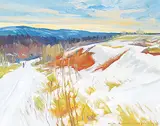 Orestes de Grandmaison, Cross Country Trail, Alberta #1