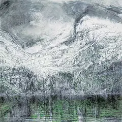 Dorothy Knowles, Lake O'Hara in Green, 1994, acrylic on canvas