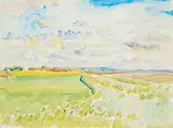 Dorothy Knowles, Along the Makaw Road, 1979, watercolour on paper