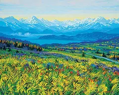 Randolph T. Parker, Coastal Colours, 2012, acrylic on canvas