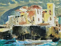 York Wilson, Puerto de la Cruz..., oil on canvas board