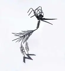 Aksel H. Andersen, Untitled - Birds the Word, welded metal sculpture