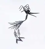 Aksel H. Andersen, Untitled - Birds the Word, welded metal sculpture