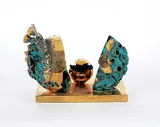 Untitled - Split Atom #1/1 by Roy Leadbeater, bronze sculpture, sold Apr 2019