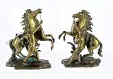Guillaume - After Coustou, Marley Horses, metal scuplture