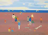 Colin D. Graham, Watching the Regatta, 1999, oil on canvas