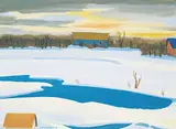 Colin D. Graham, Farm Evening, 1999, oil on canvas