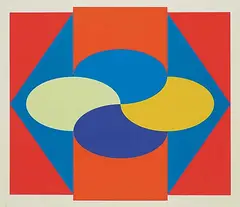 Roy Kiyooka, No. 2 Osaka #10/50, 1971, colour silkscreen on paper