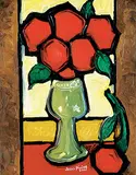 Jesus Nunez, Grey Vase #2, 2003, acrylic on canvas