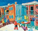Pauline Thibodeau Paquin, Provocation, oil on wood board