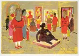 Gallery #36/45 by John Harold Thomas Snow, colour lithograph on paper, sold Apr 2019
