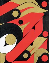 Andrew Dexel, The Raven, 2007, acrylic on canvas